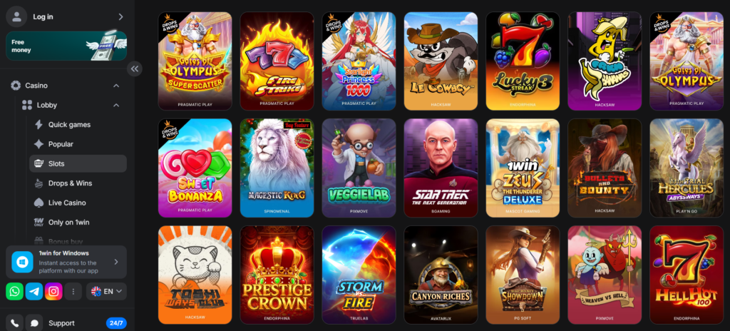 1win Casino 4