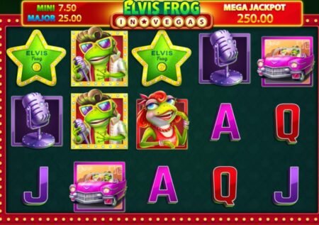 Elvis Frog in Vegas Slot